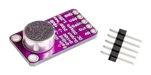 Módulo Micrófono Amplificado MAX9814 AGC para Proyectos Arduino