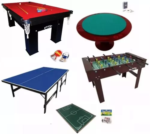 Mini Mesa de Jogos 4 em 1 - Bilhar, Pebolin, Hóquei e Ping Pong - Xj6607 -  C A CREATIVE - Mesa de Sinuca - Magazine Luiza