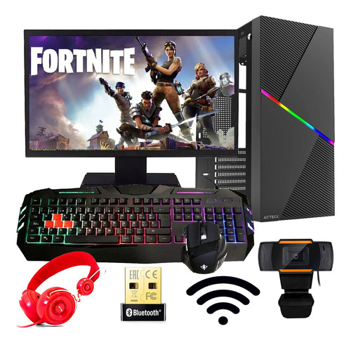 Computadora Gamer Completa Amd Ryzen 5 16gb 1tb 18.5 Wi-fi