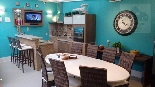 Casa Com 4 Dormitórios À Venda, 350 M² Por R$ 2.013.000,00 - Jardim Três Marias - Guarujá/sp - Ca0342