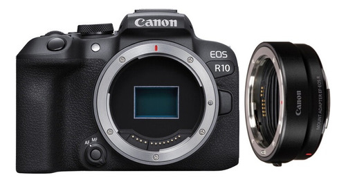 Câmera Canon Eos R10 Com Adaptador Canon Ef-eos R + Nf-e *