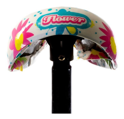 Imagen 4 de 8 de Asiento Para Bicicleta Infantil Rodada 12 Street Flower