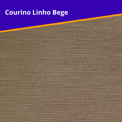 Cama Box Bege Solteiro Baú 88x188 Colchão Gransleep Ecoflex