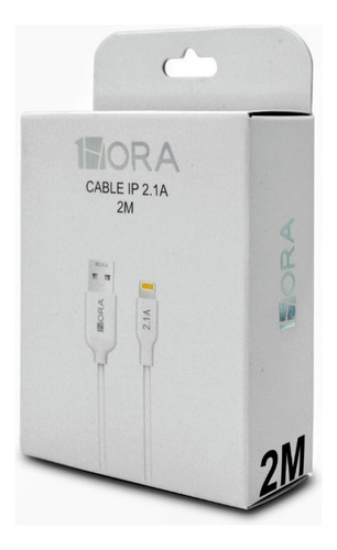 Cable Para iPhone 2mtros Carga Y Transferencia De Datos 2.1a