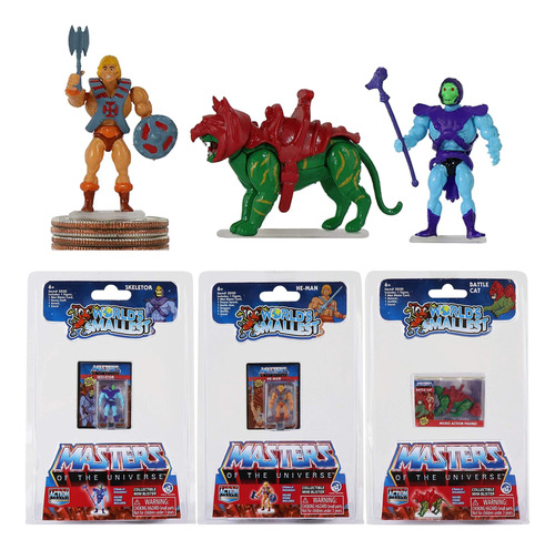 He-man, Skeletor, Battle Cat | World's Smallest | Motu Micro