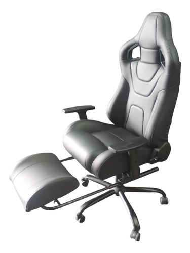 Silla Gamer Deportiva Para Oficina Con Descansa Pies Cojin