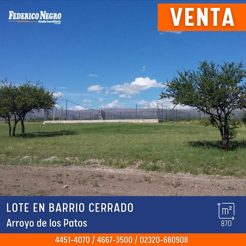 Terreno En Venta En Arroyo De Los Patos