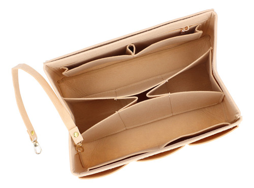 Organizador De Bolsos Con Inserto De Fieltro Caqui De Gran C