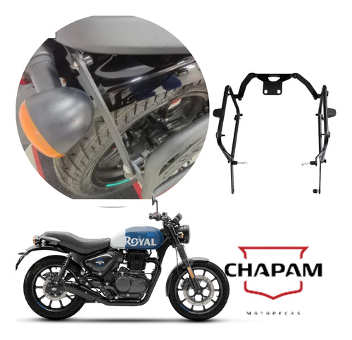 Suporte Baú Monokey Lateral Royal Enfield Hunter 350