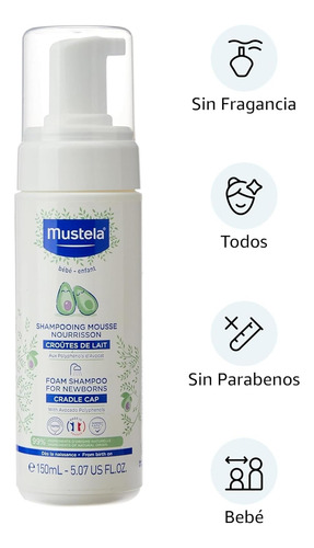 Jabón Espumoso Y De Barra Para Bebe Mustela