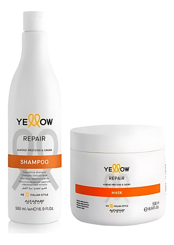 Kit Shampoo Mascarilla Yellow Repair