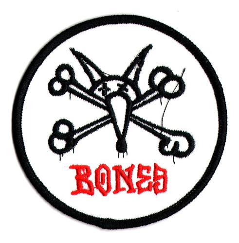 Bones Vato Rat Skateboard Iron / Sew On 9 X 9cm Nuevo