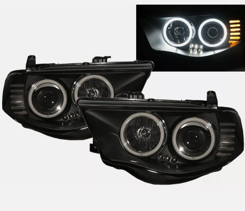 Mitsubishi L200 2005-2014 2d/4d Led Halo Bajo Pedido 