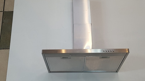 Imagen 3 de 10 de Campana Cocina Extractora 90 X 47 Acero Con Motor Y Luz Led