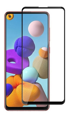 Galaxy A21s Lámina Vidrio 3d Full Bordes