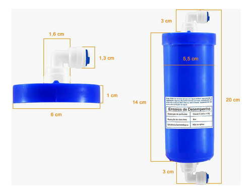 Refil Alcalino Top Nova Versao 4500 Litros Ph + Life Cor Azul