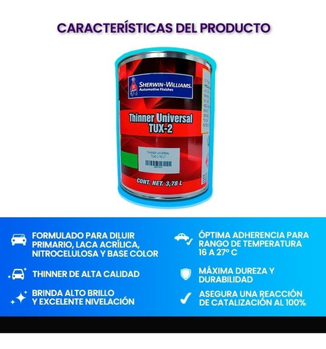 Reductor Universal Tux 2 Galón Sherwin Williams