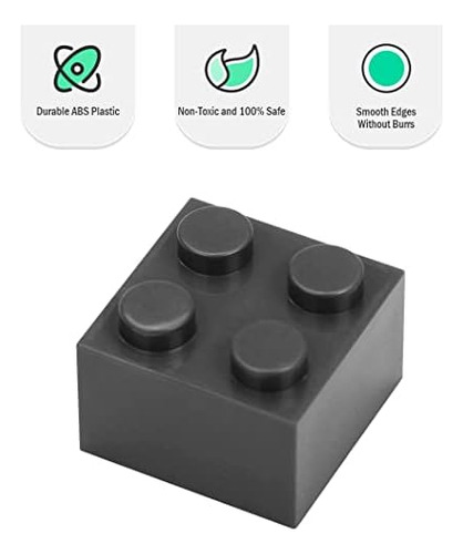 Unirolic Classic Building Bricks, 200 Piezas 2x2 Bloques De