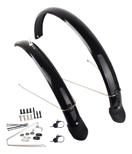 Juego De Guardabarros Para Bicicleta 27,5 Pulgadas Brillante