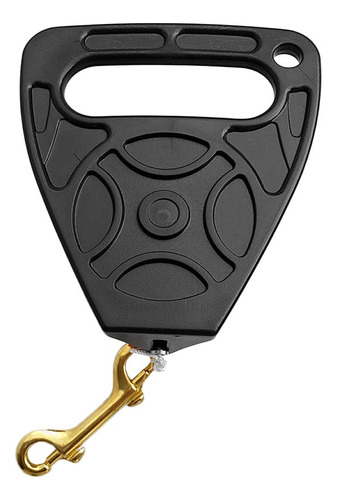 Ancla De Kayak Multiusos De Clip De Carrete De Buceo Negro
