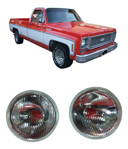 Juego De Opticas Pick Up Chevrolet Modelo 74 Al 81