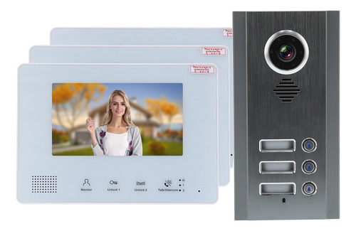 Cámara Smart Video Doorbell Bus De 2 Hilos, Tipo De Prensa D
