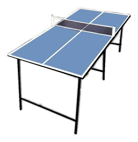 Mesa De Ping Pong Mini Plegable Con Red 1,82 X 0,90 Mts