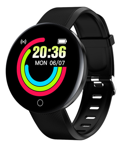 Smartwatch D18 Reloj Inteligente Redondo Android Ios 