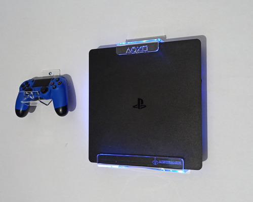 Soporte Para Ps4 Pro Y Control Con Iluminación Led