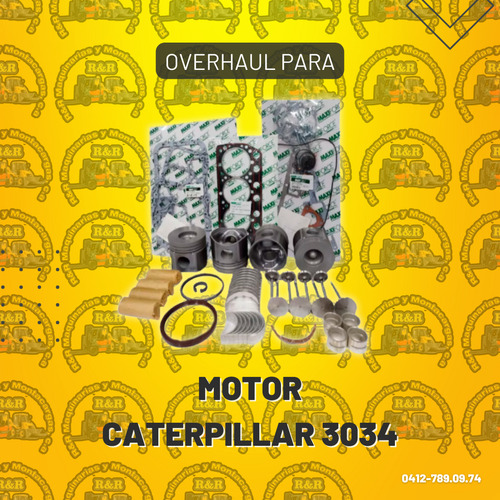 Overhaul Para Motor Caterpillar 3034
