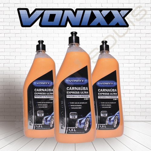 Vonixx | Carnauba Express Ultra | Pintura Plastico | 1500ml