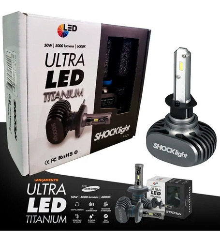 Ultra Led Shocklight 10.000 Lumens H1 H3 H7 H11 Hb3 Hb4 H27