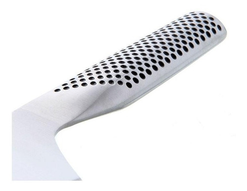 Imagen 3 de 3 de Cuchillo Medio Golpe Oriental 18cm Global G-4 Japones Vlc