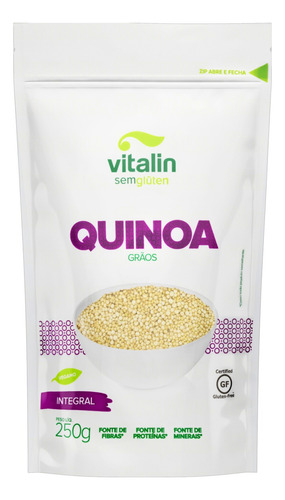 Quinoa em Grãos Integral Vitalin Pouch 250g