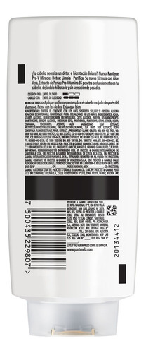 Acondicionador Pantene Pro-v Miracles Detox X 700 Ml