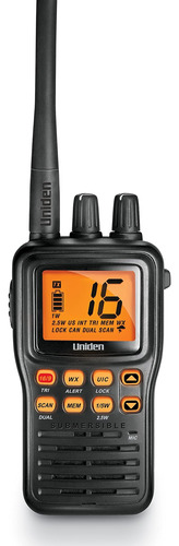 Uniden Mhs75 Radio Marina Vhf Portátil Impermeable De 2 Vías