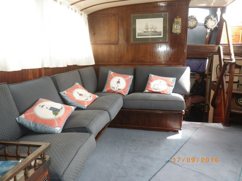 Crucero Clásico De Madera (ithurbide) 16mts 2 Perkins 165hp