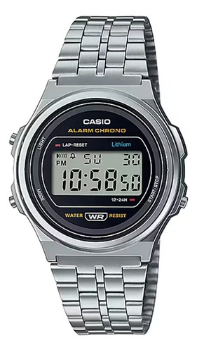 Relógio Casio Vintage A171we-1adf Prata