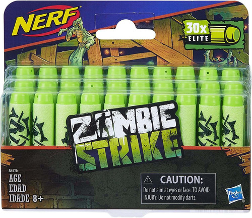 Nerf Paquete De Recambio De Dardos Zombie Strike