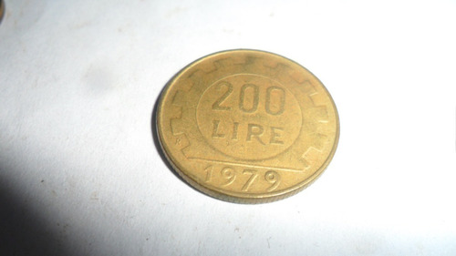 Moneda Italia 200 Liras 1979