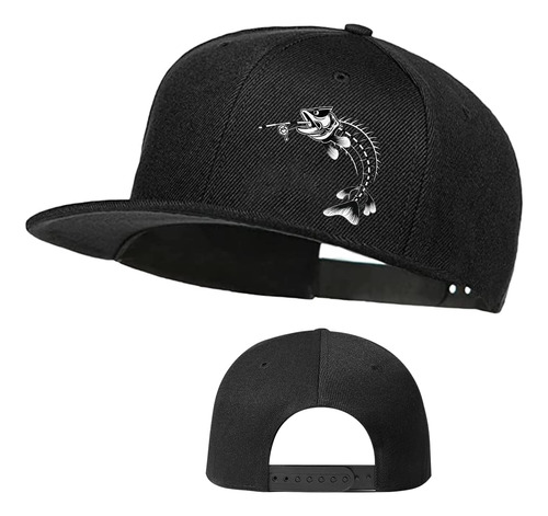 Sombreros Snapback Hombres, Divertidos Peces, Calavera, A