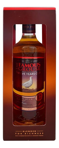 Whisky The Famous Grouse 12 Años X 700 Escocia