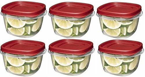 Rubbermaid 7j60 Fácil Encuentra Tapa Plaza Food Storage 2-co