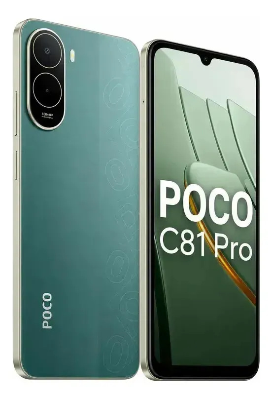 Xiaomi Poco C81 Pro 4G Dual Sim 256gb 4gb Ram Tela LCD 6,9" 120Hz 6000mah Fast Charge 15W Cor Verde