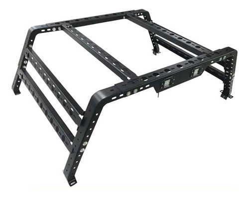 Rack Para Caja De Pick Up Ajustable Negro Anticorrosión 