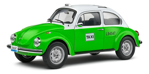 Beetle Taxi Cdmx Escala 1/18 Marca Solido 