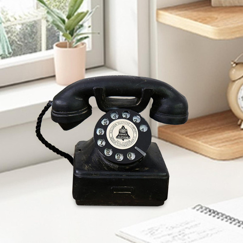 2025 Estatua De Teléfono Modelo De Teléfono Retro Creativo