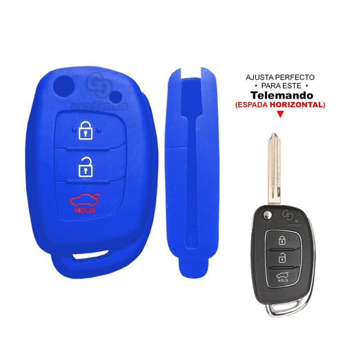 Forro Protector Silicona Llave Navaja 3b Hyundai Hb20