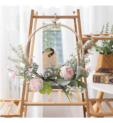 Corona De Flores Artificial Khoyime Para La Puerta Principal