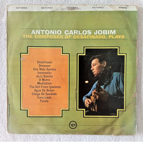 Antonio Carlos Jobim Lp Getz Y Gilberto Son 2 Discos Lps